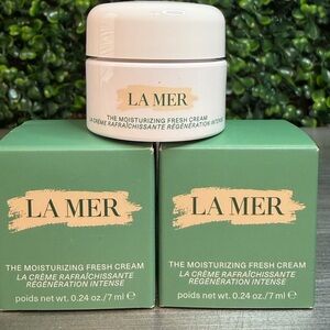 La Mer The Moisturizing Fresh Cream — 2pk/ 7ml each bundle